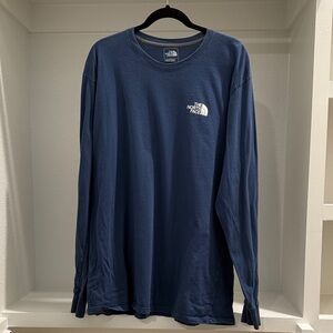 The North Face Men's Navy Long Sleeve Tee